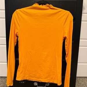 Vibrant Orange Long Sleeve Top
